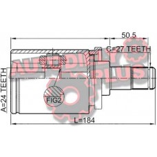 vnútorný homokinetický kĺb BMW XDRIVE 1 F20/F21-, 3 F30/F31/F34/F35 11-, 4 F32/F33/F36 12-, 5 F07/F10/F11/F18 08-, 6 F06/F12/F13 09-, 7 F01/F02/F03/F04 07-15 /ľavý, predný/ 31607597693 NPW-BM-024F