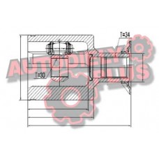 vnútorný homokinetický kĺb  MERCEDES E CLASS 4MATIC W210/S210 07.99-03 /ľavý, predný/  2103300901 NPW-ME-024